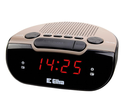 Budzik i radiobudziki ELTRA RADIOBUDZIK ELTRA ZEBU 06PLL Czarny